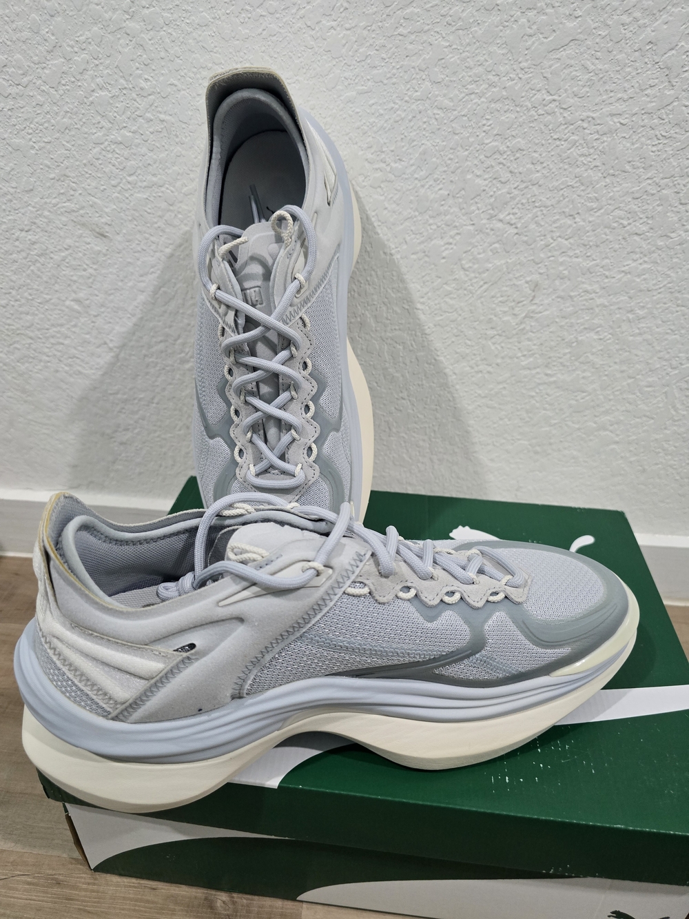 Men's Puma Variant Nitro Sci- Tech Light Gray Performance Running Shoes - Picture 8 of 9